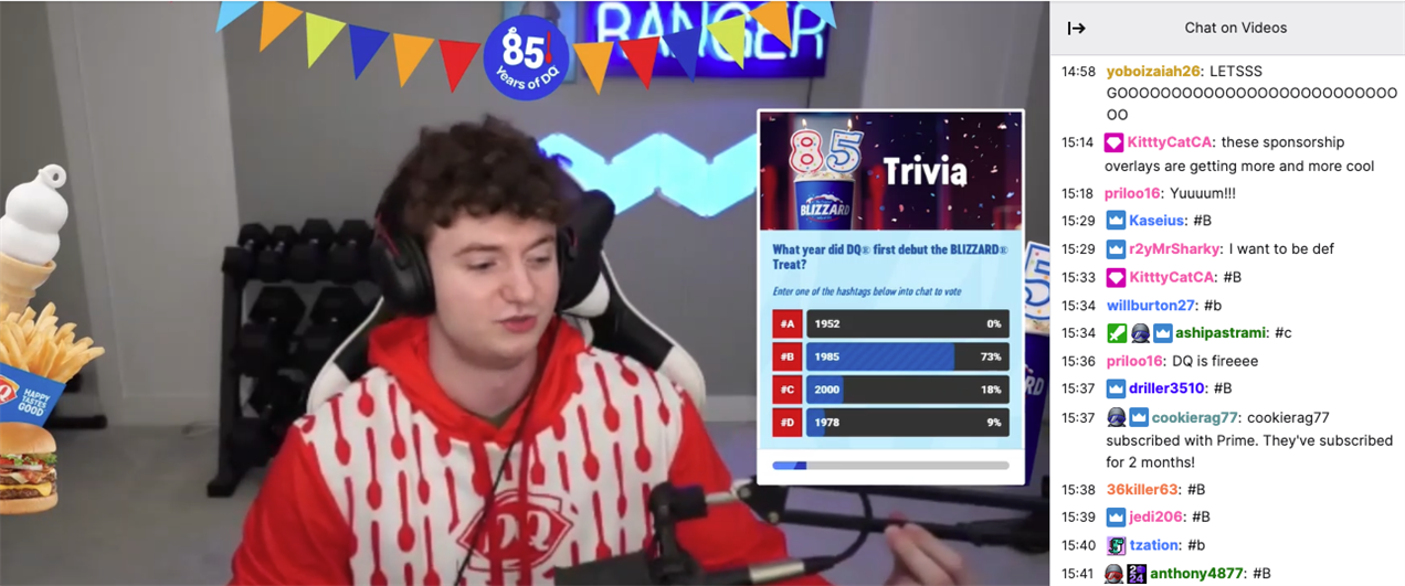DQ Canada Twitch 85 anniversary